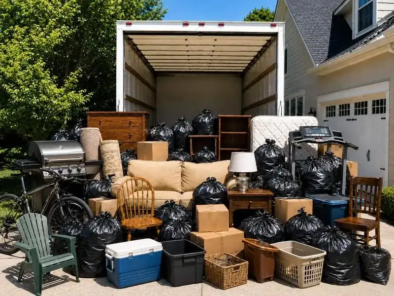 Appliances loaded for removal in Halifax